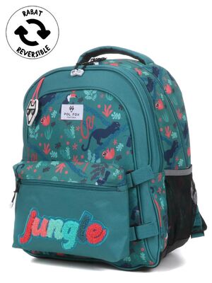 Sac � dos Pol Fox Jungle - Poche R�versible Vert