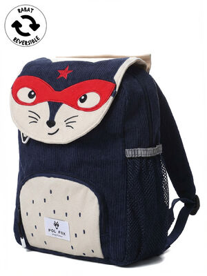 Sac � dos R�versible Pol Fox Baby Fox Boy Bleu