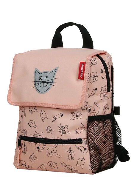 Sac à dos Backpack Kids Cat and dogs rose