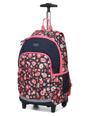Sac � dos � roulettes Rip Curl Surf Gypsy Wheely Ozone 15815#Navy Pink