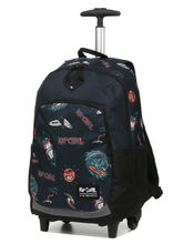 Sac � dos � roulettes Rip Curl Funny Shark Wheely Ozone Blue/Orange