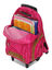 Sac  dos  roulettes Pois Fuchsia Fuchsia