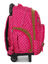 Sac  dos  roulettes Pois Fuchsia Fuchsia