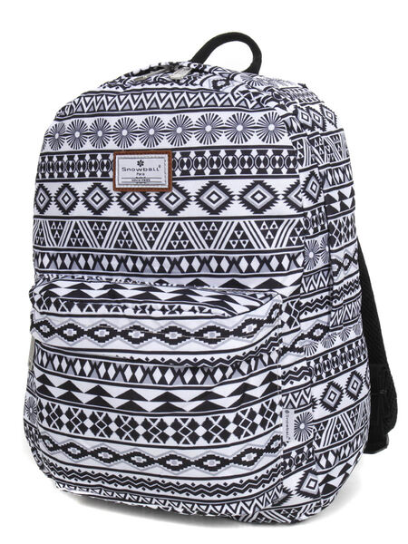 Sac à dos Study Classic Ethnic Black & White