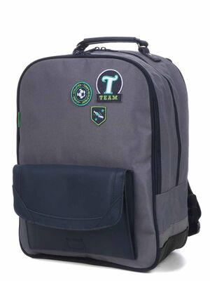 Sac � dos Tann's Tiago L - Poche Aimant�e Gris