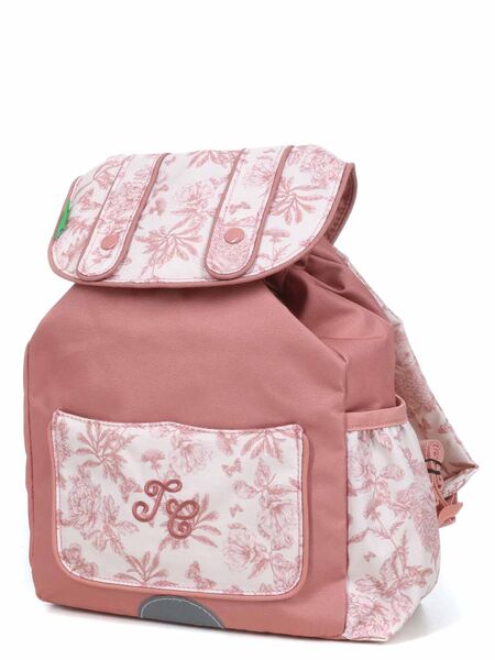 Sac à dos Tartine et Chocolat Toile de Jouy Terracotta