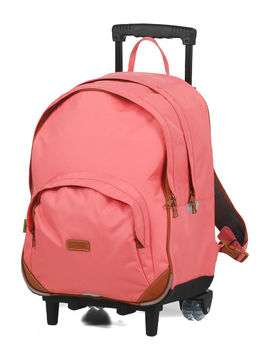 Sac � dos � roulettes Les Incontournables L Rose corail
