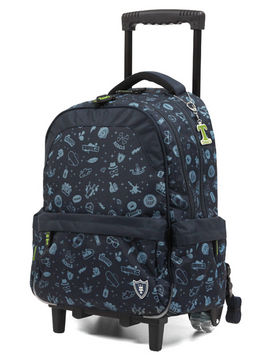 Sac � dos � roulettes Fun Boy L Bleu