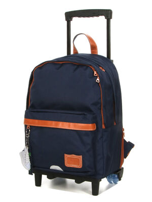 Sac � dos � roulettes Tann's Camille L 8699#Bleu Marine