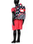 Sac � dos Charlotte XS 3 Bleu Marine/Rouge