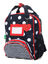 Sac � dos Charlotte XS 3 Bleu Marine/Rouge