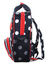 Sac � dos Charlotte XS 3 Bleu Marine/Rouge