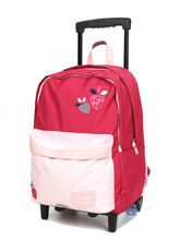 Sac � dos � roulettes Tann's C�lia L Framboise/Rose