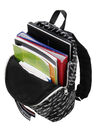 Sac � dos Logo Tape Paper All Over Logo Black Mix