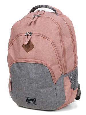 Sac � dos Travelite Basics Rose/Gris