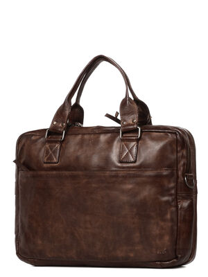 Sacoche ordinateur Bear Design Cow Lavato Leandro 14 pouces Brown