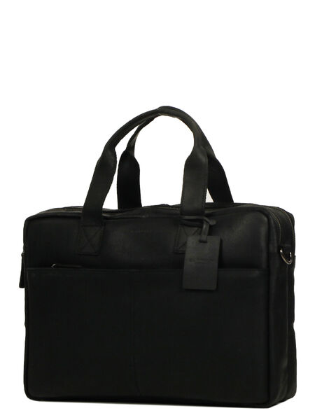Sac ordinateur Vintage Jesse 14 pouces Black