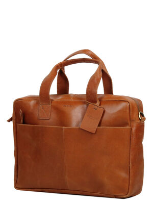 Sac ordinateur Burkely Vintage River 15.6 pouces Cognac
