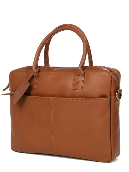 Sac ordinateur Vintage Jack 13.3 pouces Cognac
