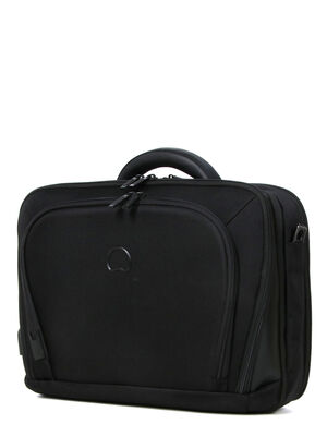 Sacoche ordinateur Delsey Quarterback Premium 15.6 pouces Noir