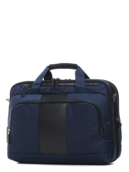 Sacoche ordinateur Wagram 15.6 pouces - 2 compartiments Bleu Marine