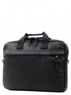 Sac ordinateur Eastpak Reboot cuir - 15 pouces Black Leather