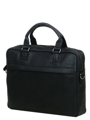 Sac ordinateur G�rard H�non Vintage 15.6 pouces - 2 compartiments Noir