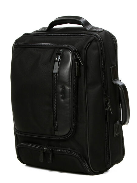 Sac à dos ordinateur 2-en-1 Brooklyn 17 pouces Noir