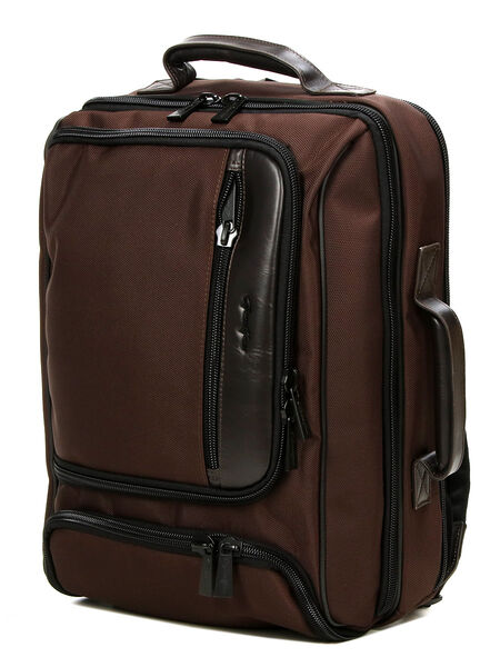 Sac à dos ordinateur 2-en-1 Brooklyn 17 pouces Choco