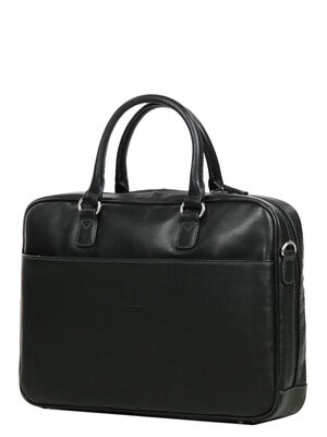 Sacoche ordinateur Hexagona Confort 15.6 pouces Noir