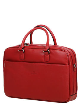 Sacoche ordinateur Confort 13 pouces - 2 compartiments Rouge Fonc