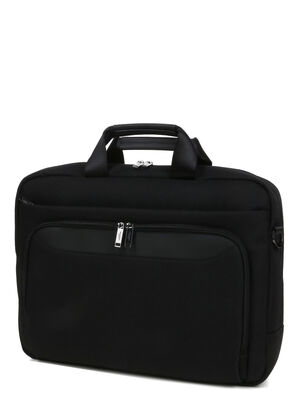 Sacoche ordinateur Hexagona Partner 17 pouces Noir