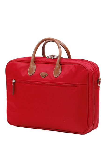 Sac ordinateur Nice 15.4 pouces - 2 compartiments Rouge