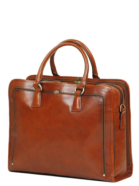 Sacoche ordinateur Intense 14 pouces Marron
