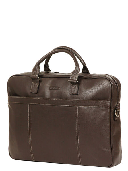 Sac ordinateur Architecte 17 pouces Chocolat