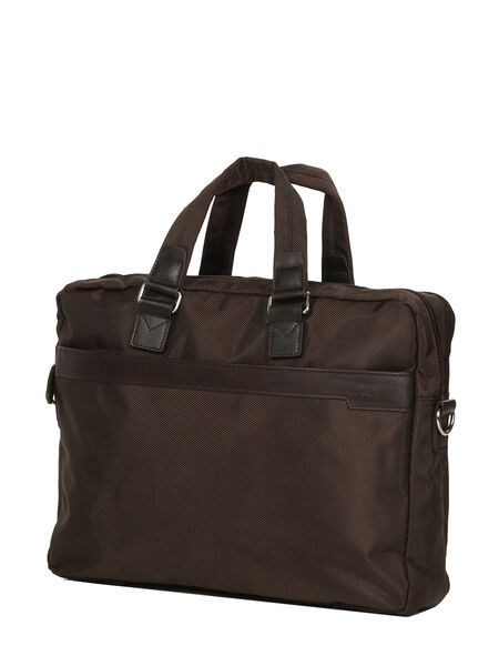 Sac ordinateur Chrome 15 pouces - 2 compartiments Chocolat