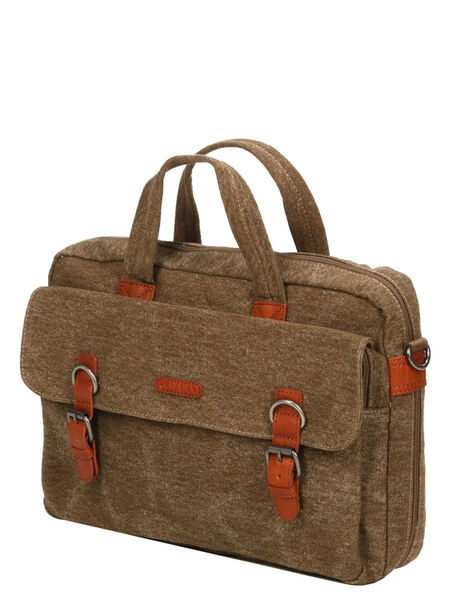 Sacoche ordinateur Hygge 14 pouces Marron