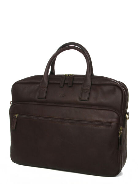 Sacoche ordinateur Trendy 14 pouces Chocolat