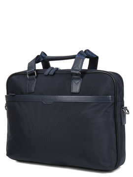 Sacoche ordinateur Urban Chic 15.6 pouces - 2 compartiments Marine