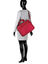 Sacoche ordinateur Urban Chic 15.6 pouces - 2 compartiments Rouge Rouge
