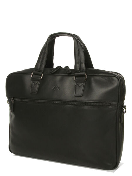 Sacoche ordinateur Attitude 14 pouces - 2 compartiments Noir