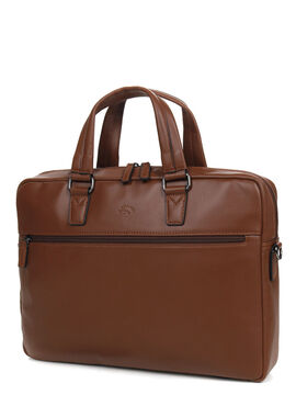 Sacoche ordinateur Attitude 14 pouces Marron