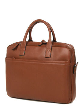 Sacoche ordinateur Allure Slim 14 pouces Marron