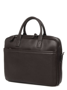 Sacoche ordinateur Allure Slim 14 pouces Chocolat