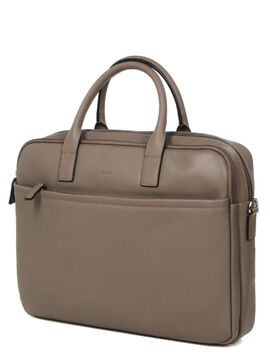 Sacoche ordinateur Allure Slim 14 pouces Taupe