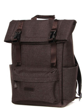 Sac  dos ordinateur Business Casual Rolltop 15 pouces Chocolat