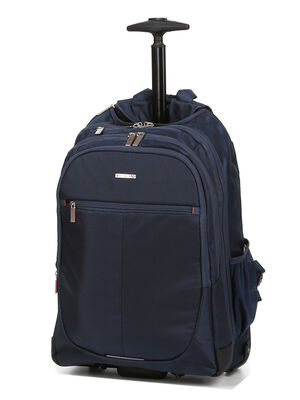 Sac � dos ordinateur � roulettes Roncato Easy Office 2.0 - 17.3 pouces Bleu Nuit