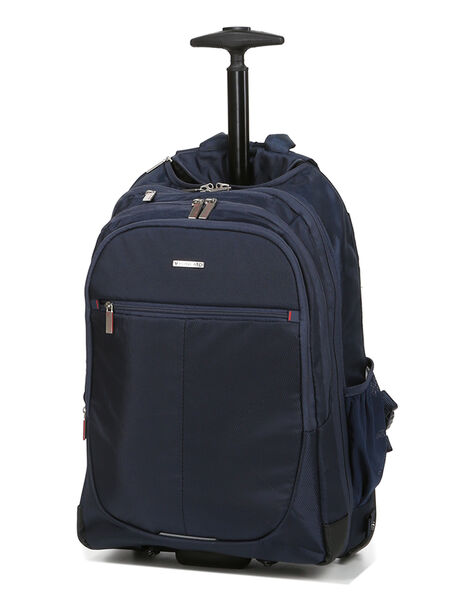 Sac à dos ordinateur à roulettes Easy Office 2.0 - 17.3 pouces Bleu Nuit