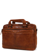 Sacoche ordinateur Spikes & Sparrow Steven 13.3 pouces Brandy