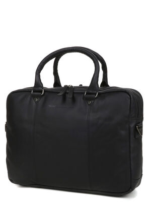 Sacoche ordinateur The Chesterfield Brand Boston 15 pouces Noir